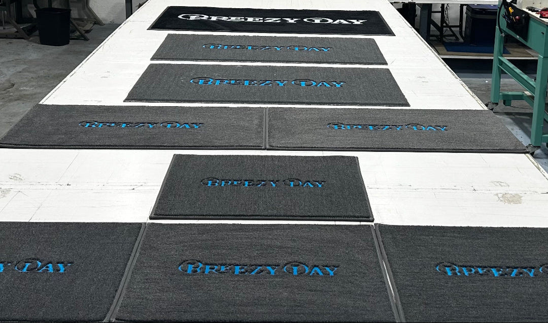 Marine Grade Carpet Boat Mats for Breezy Day Yacht by BoatMat Corporation in Ft Lauderdale
