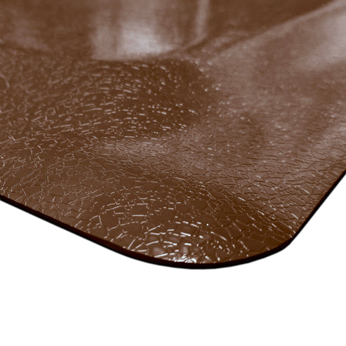 brown cushioned galley mat