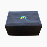 Embroidered Dolphin (Mahi) Design Boarding Gunwale Mat made with Sunbrella Canvas
