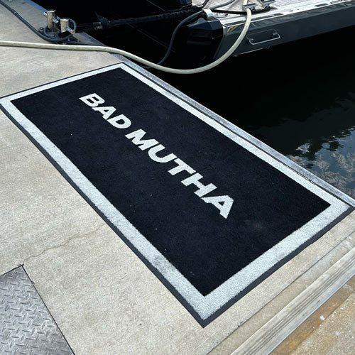 Custom Printed Rubber Backed Dock Mats