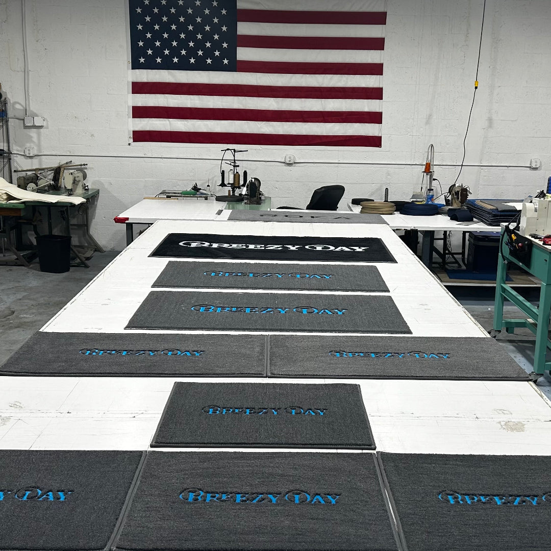 Marine Grade Carpet Boat Mats for Breezy Day Yacht by BoatMat Corporation in Ft Lauderdale