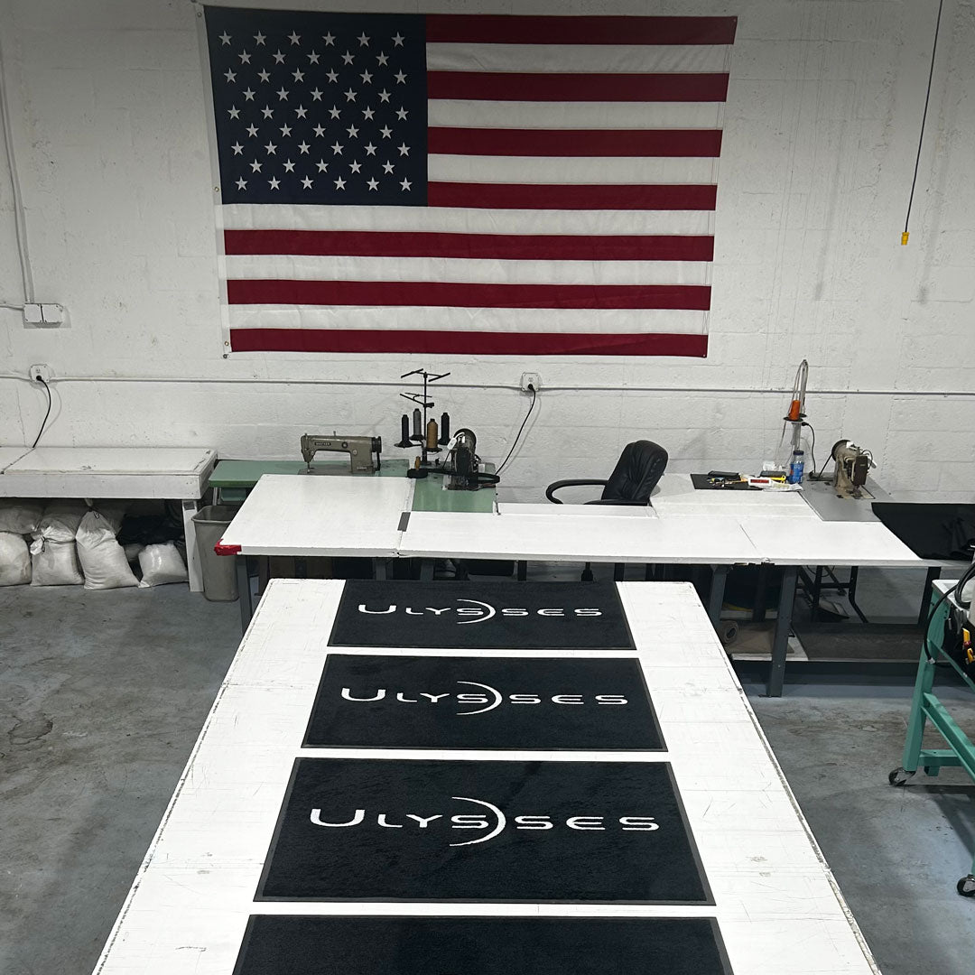 Custom Dock Mat Rubber Backed Boat Mat for Ulysses Super Yacht