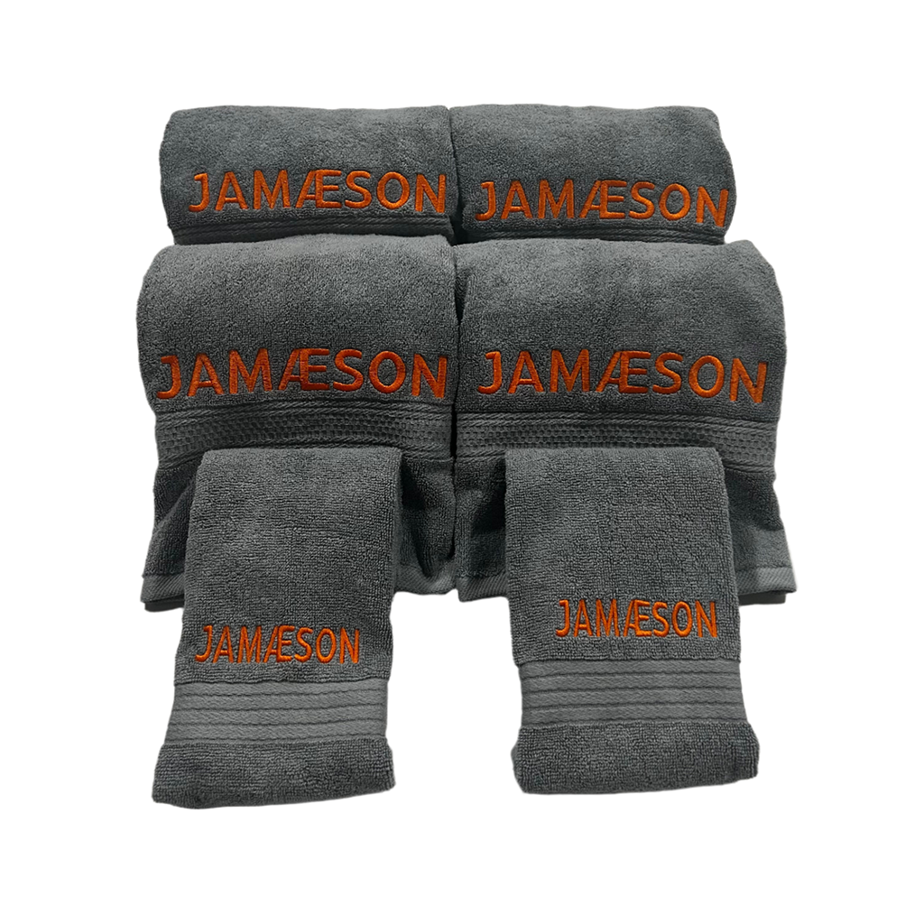 Premium Personalized Boat Towel Set for Yachts Custom Embroidered by BoatMat