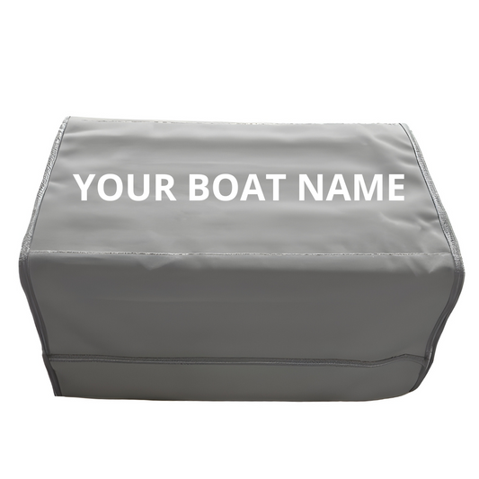 20" - 60" Custom Embroidered With Your Boat Name Sunbrella Boarding Mats™