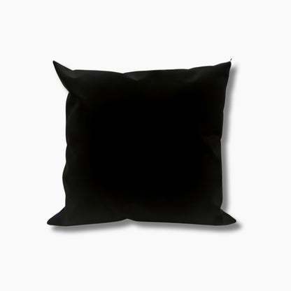 Custom Embroidered Weighted Sunbrella Boat Pillow Black