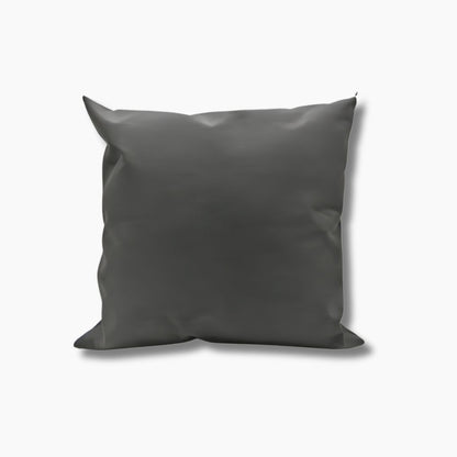 Custom Embroidered Weighted Sunbrella Boat Pillow Gray