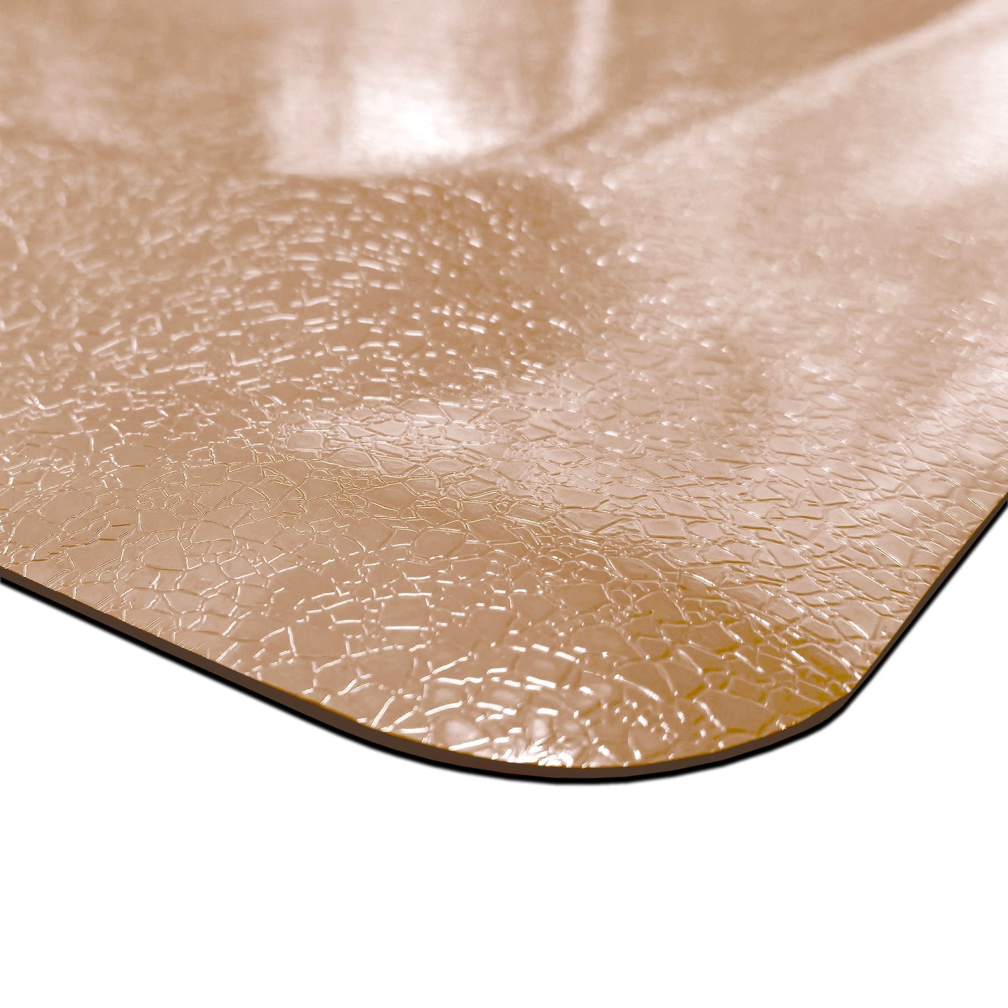 tan cushioned galley mat